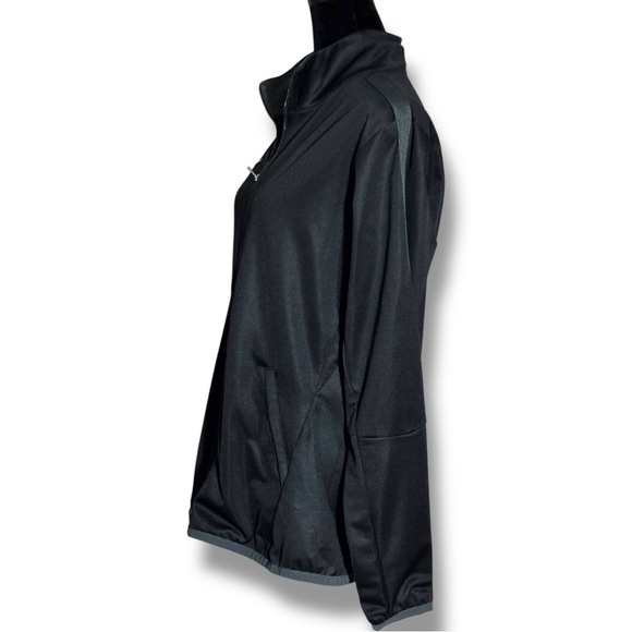 Nike Women’s Black With Grey Details Full-Zip Lightweight Sports Jacket - Picture 7 of 16